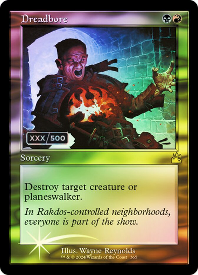 Dreadbore, Ravnica Remastered · 365z
