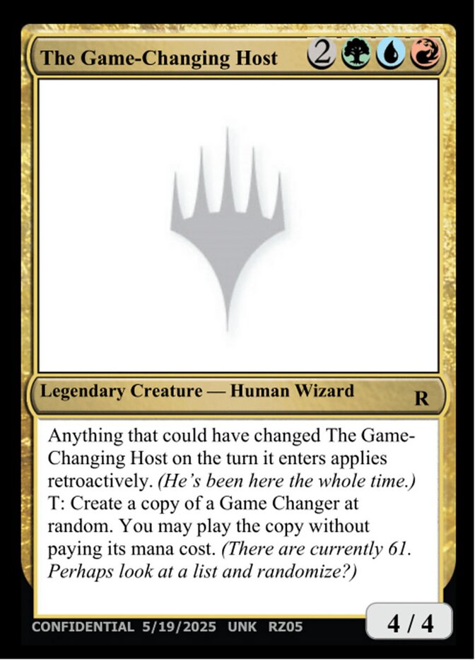 The Game-Changing Host, Unknown Event · rz05j