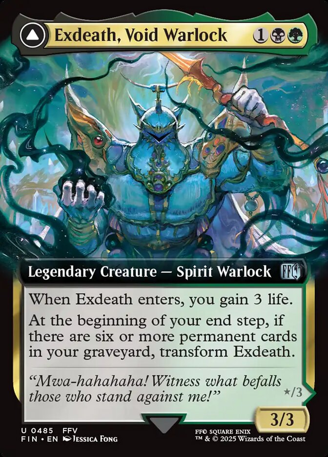 Exdeath, Void Warlock // Neo Exdeath, Dimension's End, Final Fantasy · 0485
