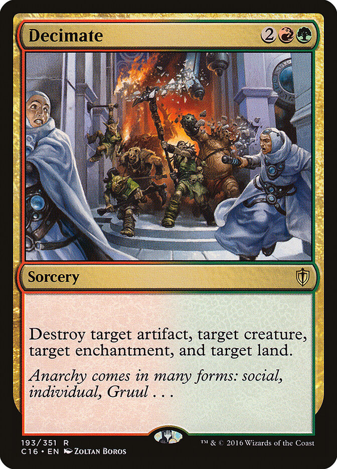 Decimate, Commander 2016 · 193/351