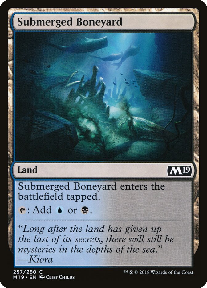 Submerged Boneyard, Core Set 2019 · 257/280