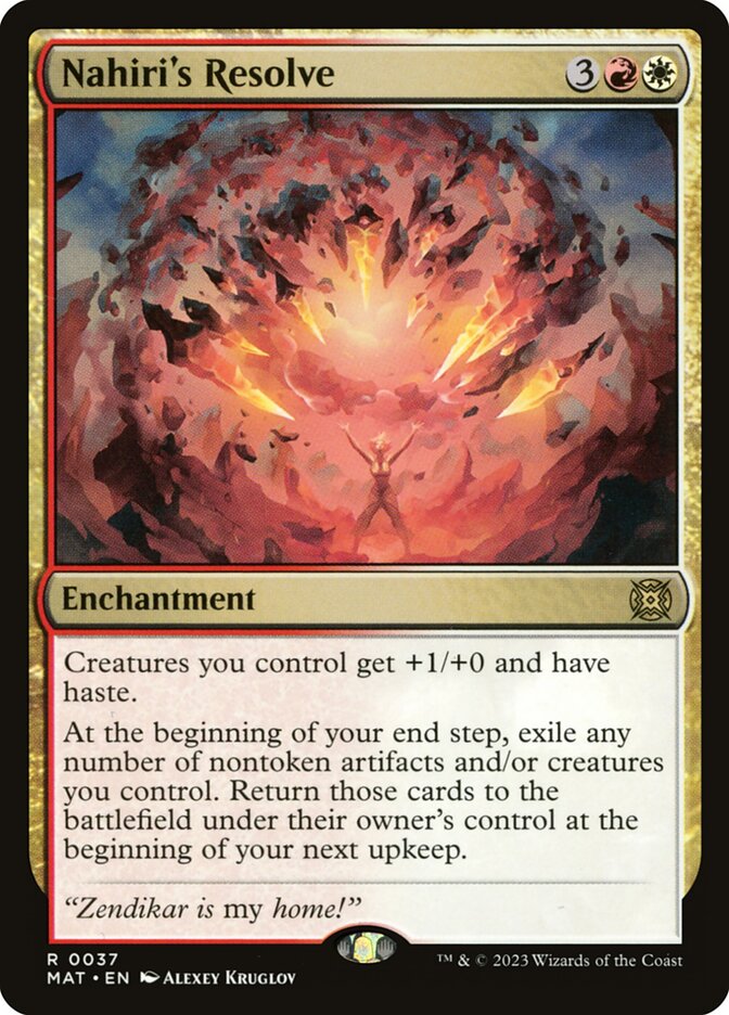 Nahiri's Resolve, March of the Machine: The Aftermath · 0037
