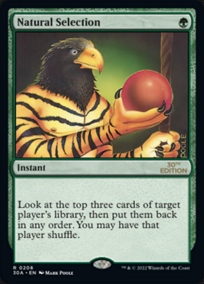 Natural Selection, 30th Anniversary Edition · 208/594