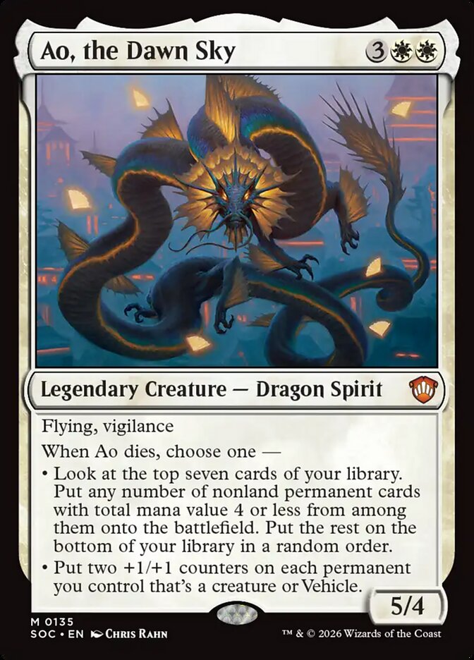 Ao, the Dawn Sky, Secrets of Strixhaven Commander · 0135
