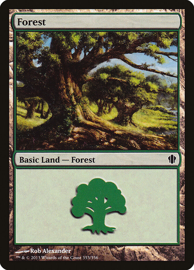 Forest, Commander 2013 · 353/356
