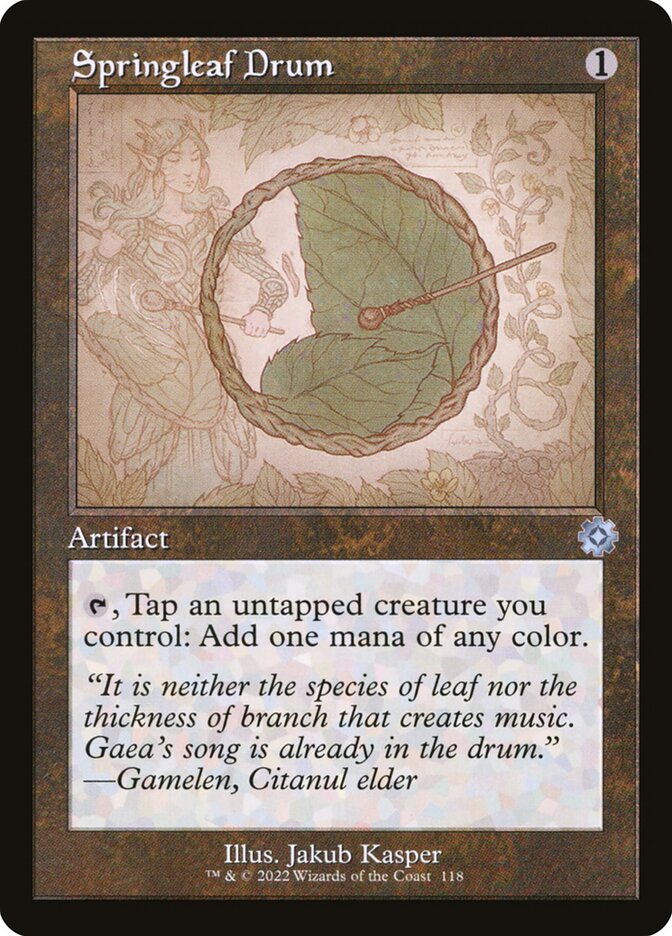 Springleaf Drum, The Brothers' War Retro Artifacts · 118