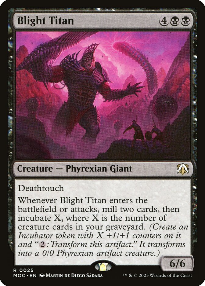 Blight Titan, March of the Machine Commander · 0025
