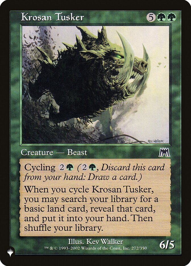Krosan Tusker, The List · ons-272