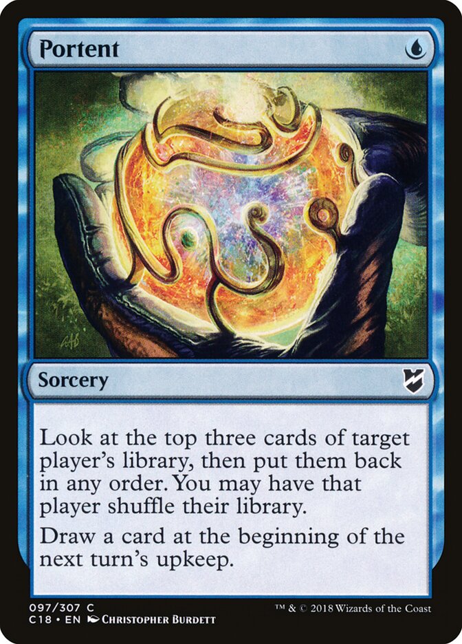 Portent, Commander 2018 · 097/307