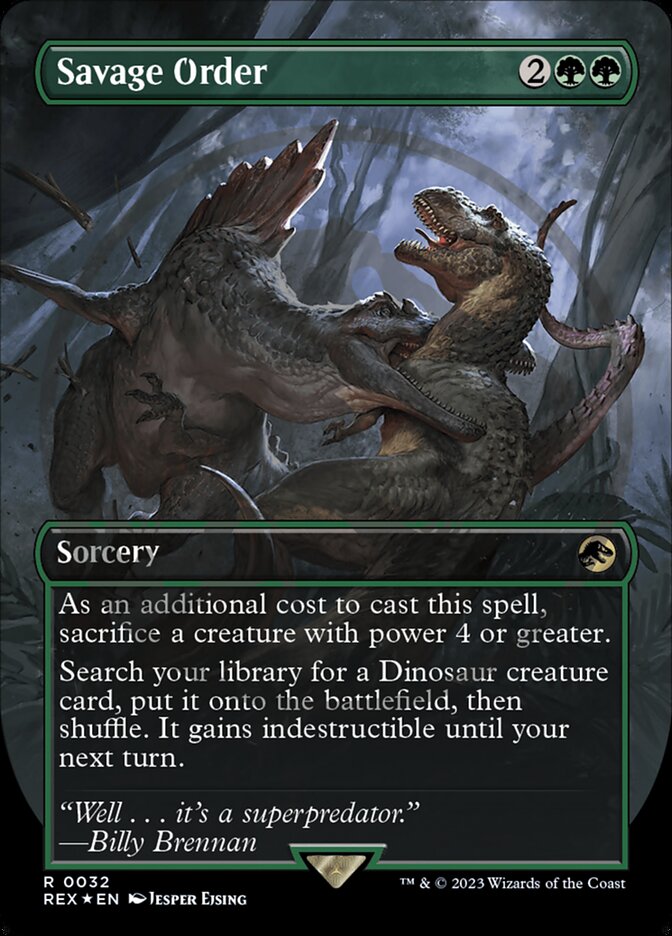 Savage Order, Jurassic World Collection · 0032