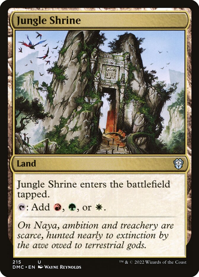 Jungle Shrine, Dominaria United Commander · 215