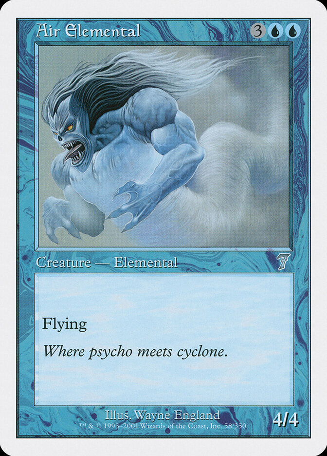 Air Elemental, Seventh Edition · 58/350