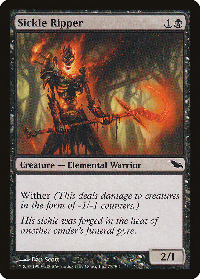 Sickle Ripper, Shadowmoor · 77/301