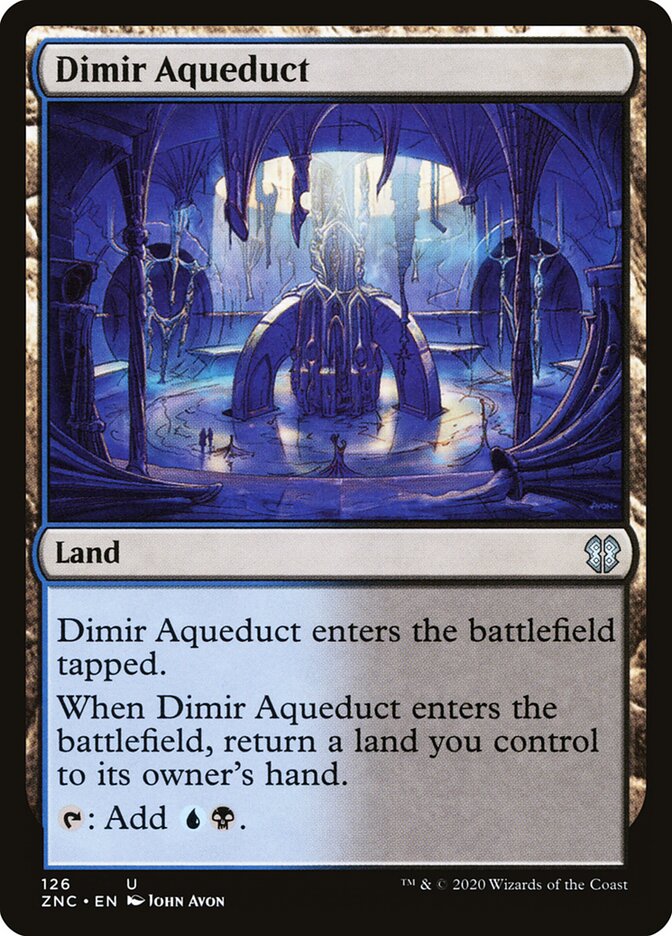 Dimir Aqueduct, Zendikar Rising Commander · 126