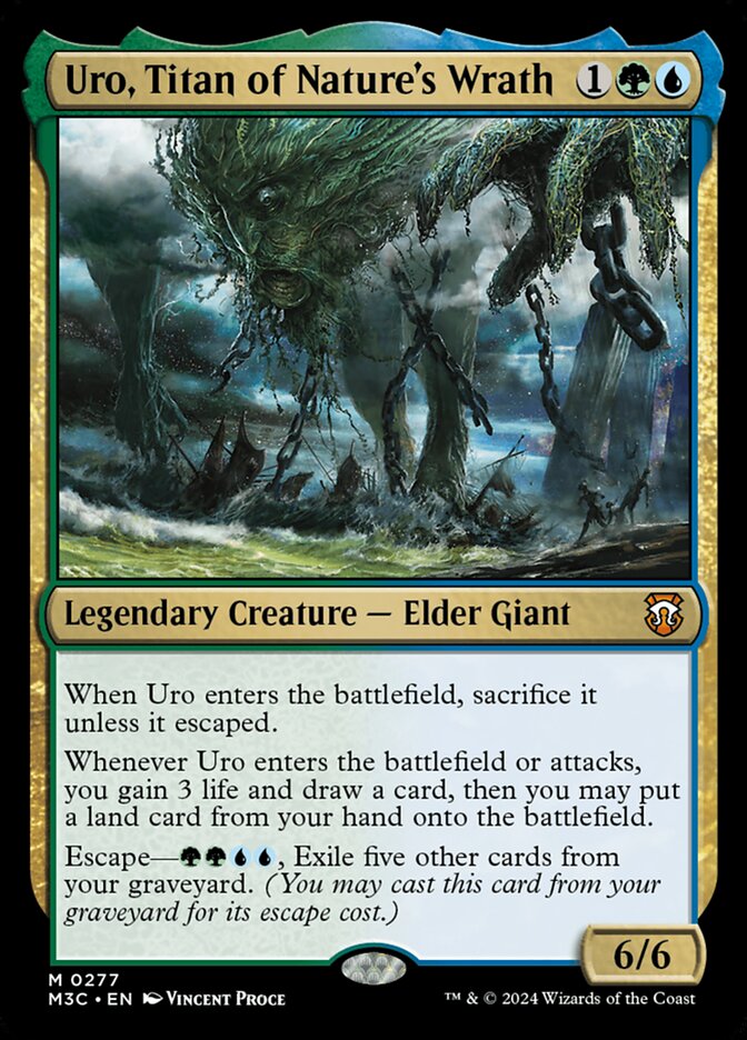 Uro, Titan of Nature's Wrath, Modern Horizons 3 Commander · 0277