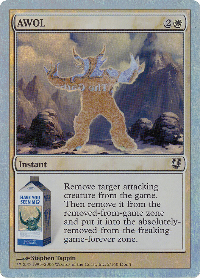 AWOL, Unhinged · 2-star