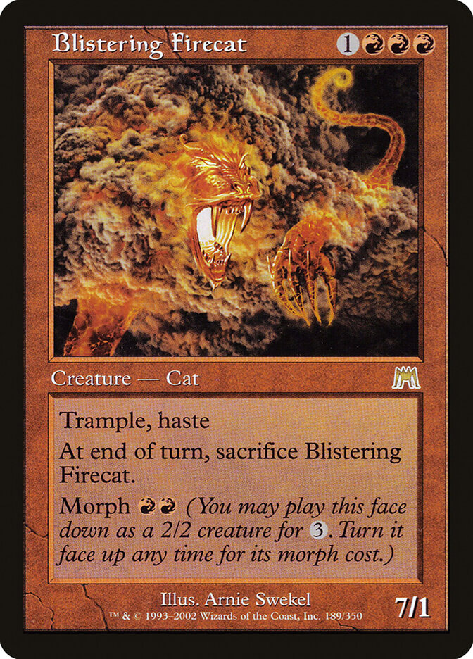 Blistering Firecat, Onslaught · 189/350