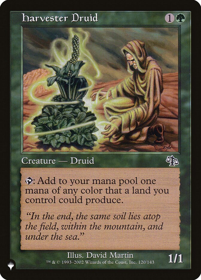 Harvester Druid, The List · jud-120