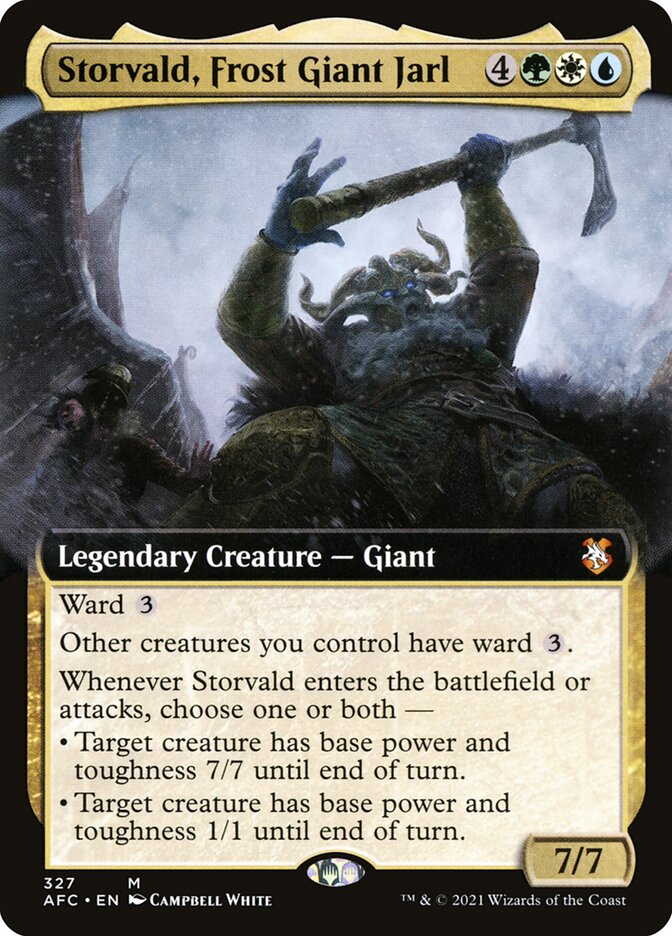Storvald, Frost Giant Jarl, Forgotten Realms Commander · 327