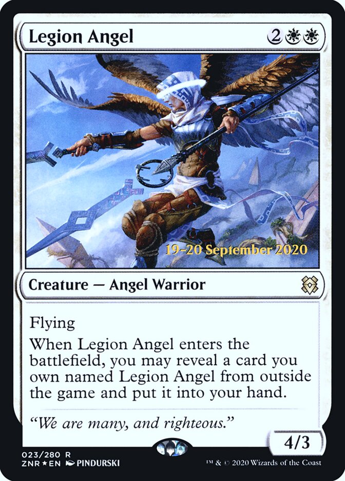 Legion Angel, Zendikar Rising Promos · 023/280