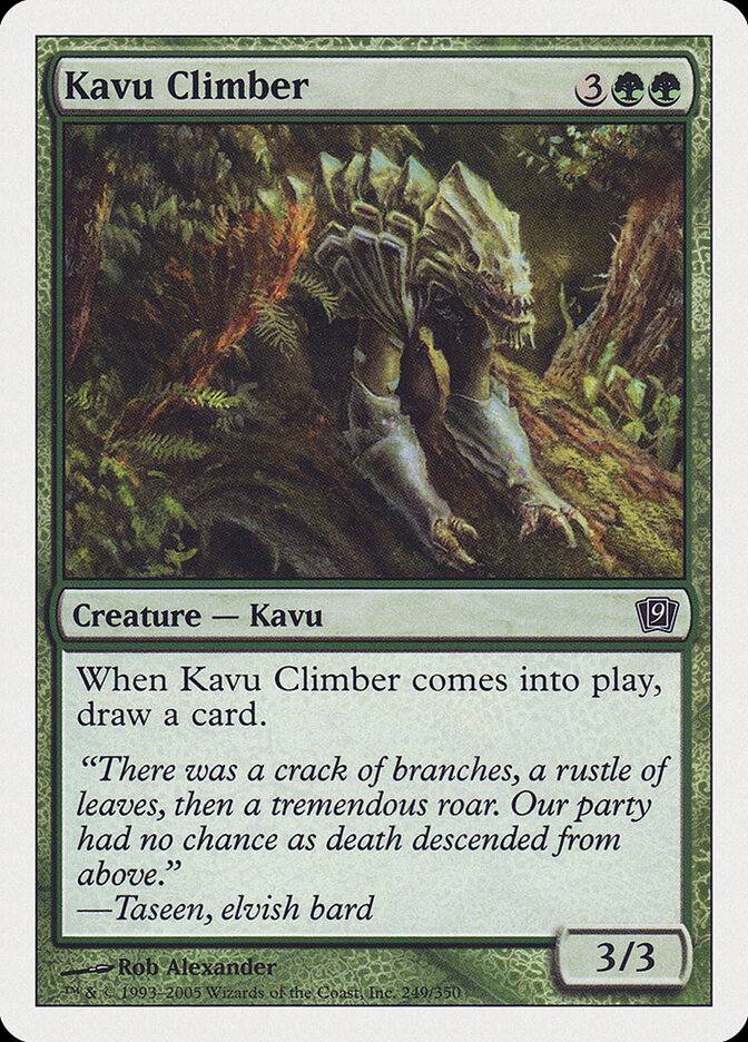 Kavu Climber, Ninth Edition · 249/350