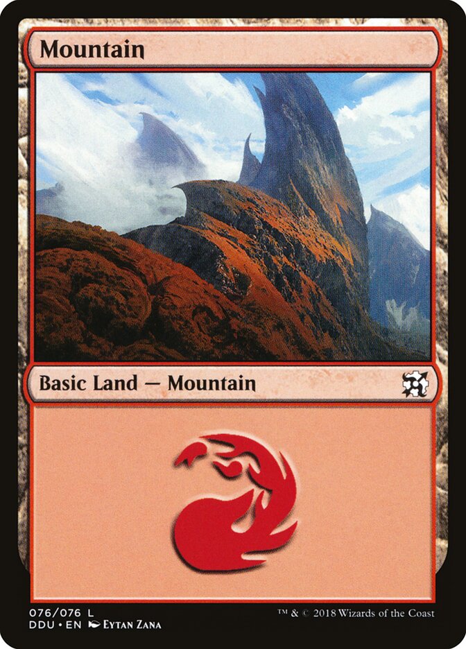 Mountain, Duel Decks: Elves vs. Inventors · 076/076