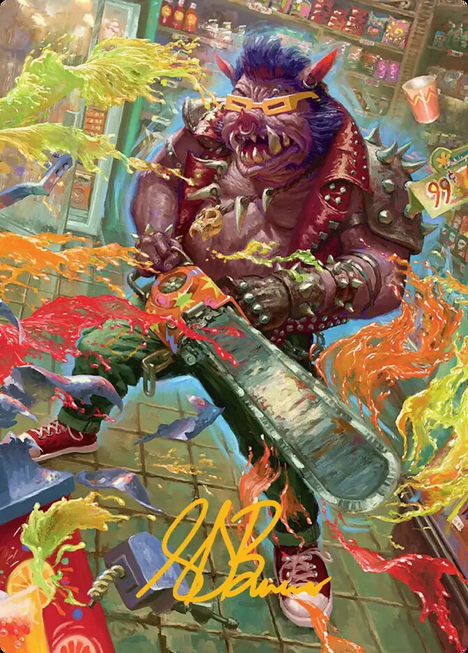 Bebop, Porcine Punk // Bebop, Porcine Punk, Teenage Mutant Ninja Turtles Art Series · 0052