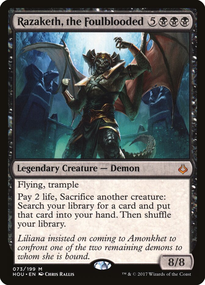 Razaketh, the Foulblooded, Hour of Devastation · 073/199