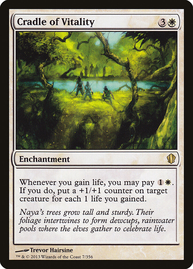Cradle of Vitality, Commander 2013 · 7/356