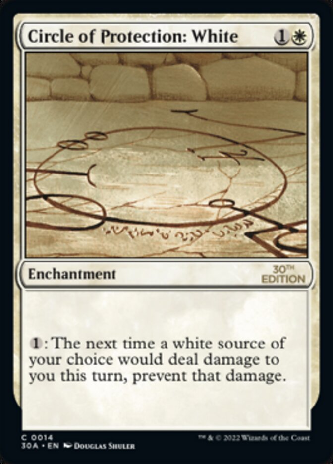 Circle of Protection: White, 30th Anniversary Edition · 014/594