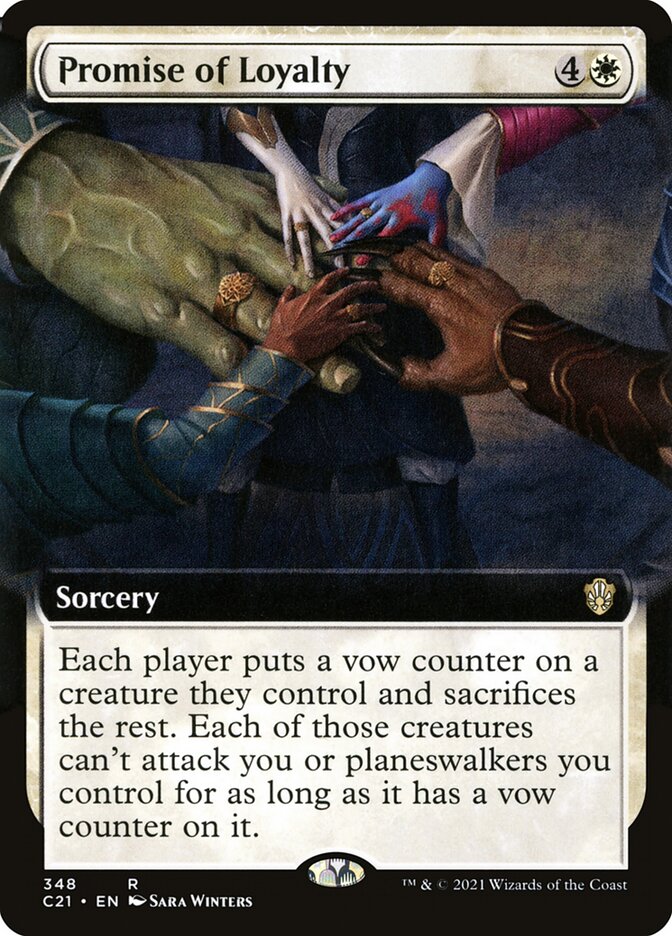 Promise of Loyalty, Commander 2021 · 348