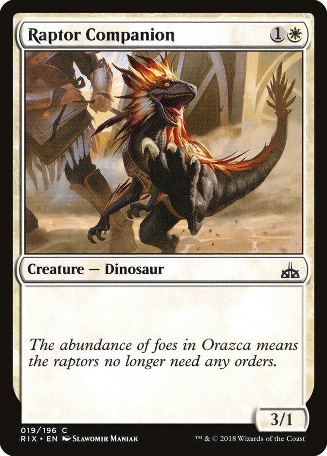Raptor Companion, Rivals of Ixalan · 019/196