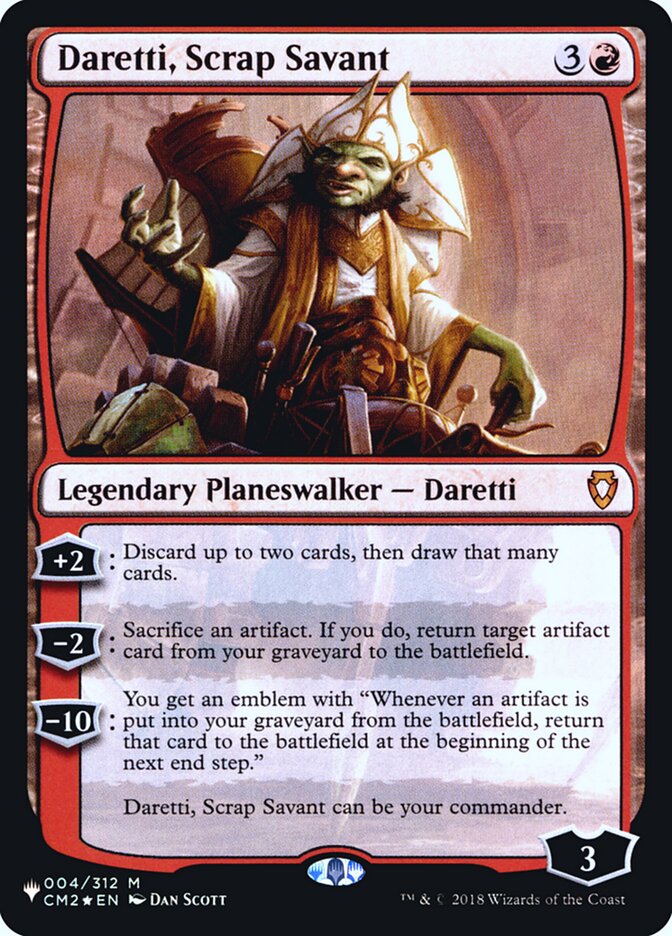 Daretti, Scrap Savant, The List · cm2-4