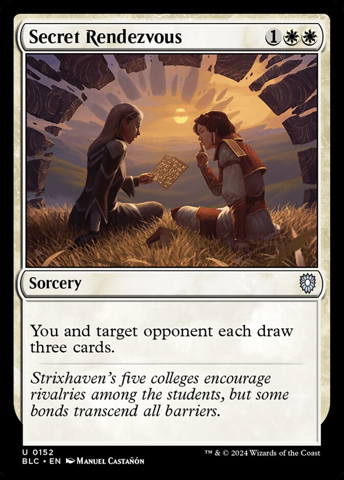 Secret Rendezvous, Bloomburrow Commander · 0152