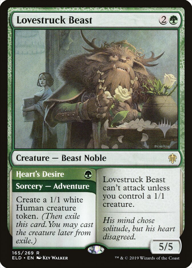 Lovestruck Beast // Heart's Desire, Throne of Eldraine Promos · 165/269