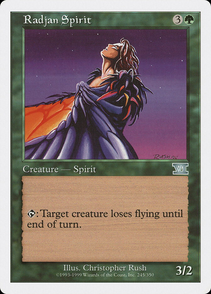 Radjan Spirit, Classic Sixth Edition · 245/350