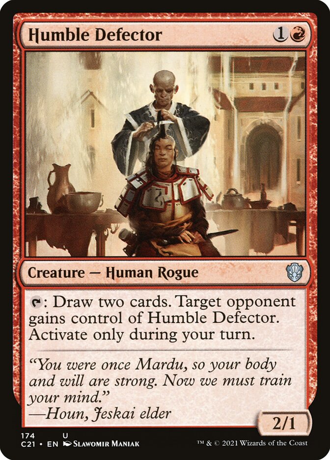 Humble Defector, Commander 2021 · 174