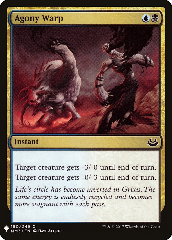 Agony Warp, The List · mm3-150