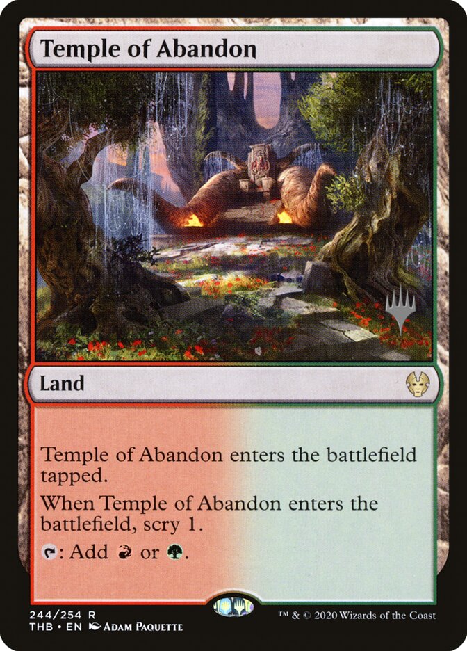 Temple of Abandon, Theros Beyond Death Promos · 244/254