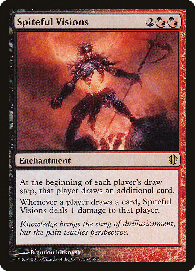 Spiteful Visions, Commander 2013 · 233/356