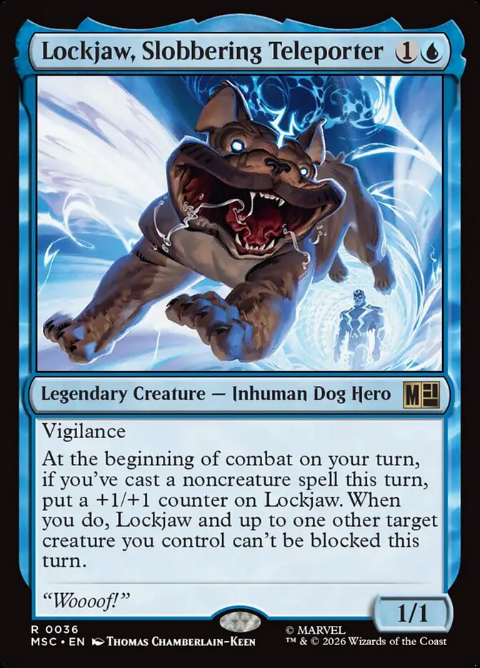 Lockjaw, Slobbering Teleporter, Marvel Super Heroes Commander · 0036