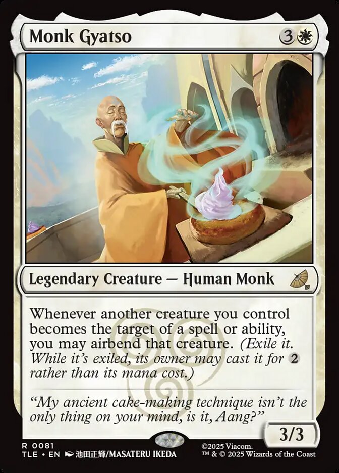 Monk Gyatso, Avatar: The Last Airbender Eternal · 0081