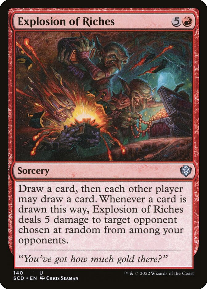 Explosion of Riches, Starter Commander Decks · 140