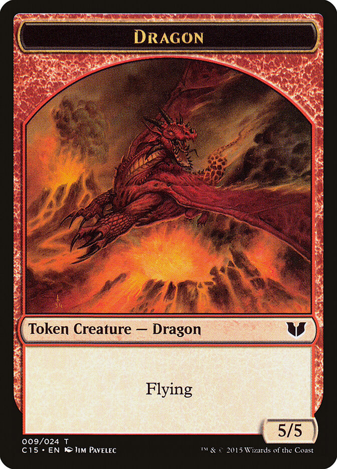 Dragon, Commander 2015 Tokens · 009