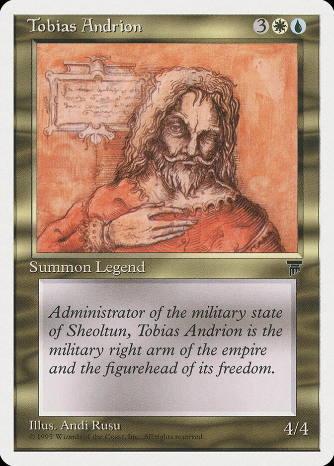 Tobias Andrion, Chronicles · 87