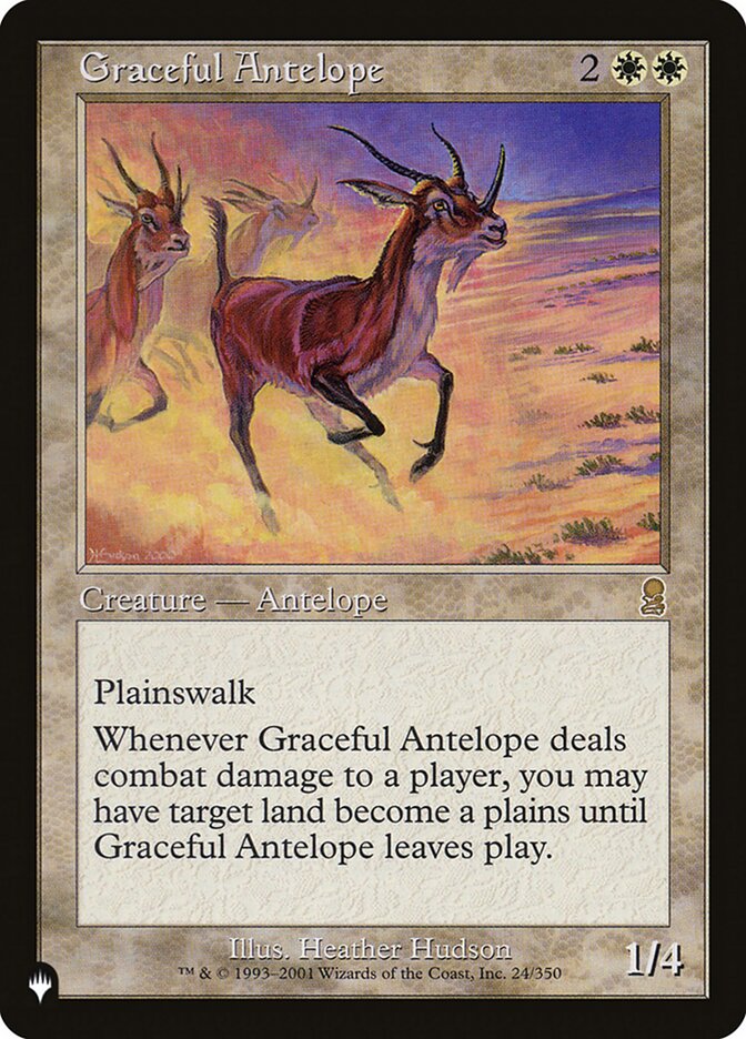 Graceful Antelope, The List · ody-24