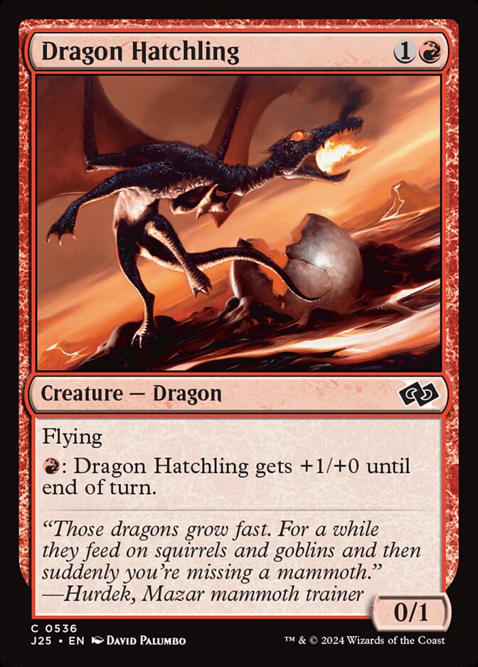 Dragon Hatchling, Foundations Jumpstart · 0536