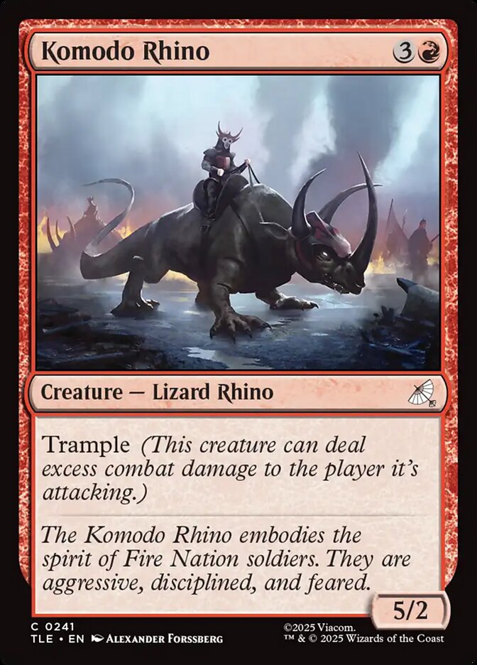 Komodo Rhino, Avatar: The Last Airbender Eternal · 0241