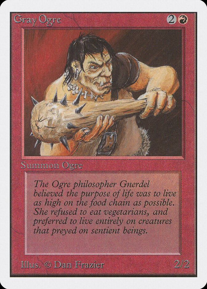 Gray Ogre, Unlimited Edition · 157
