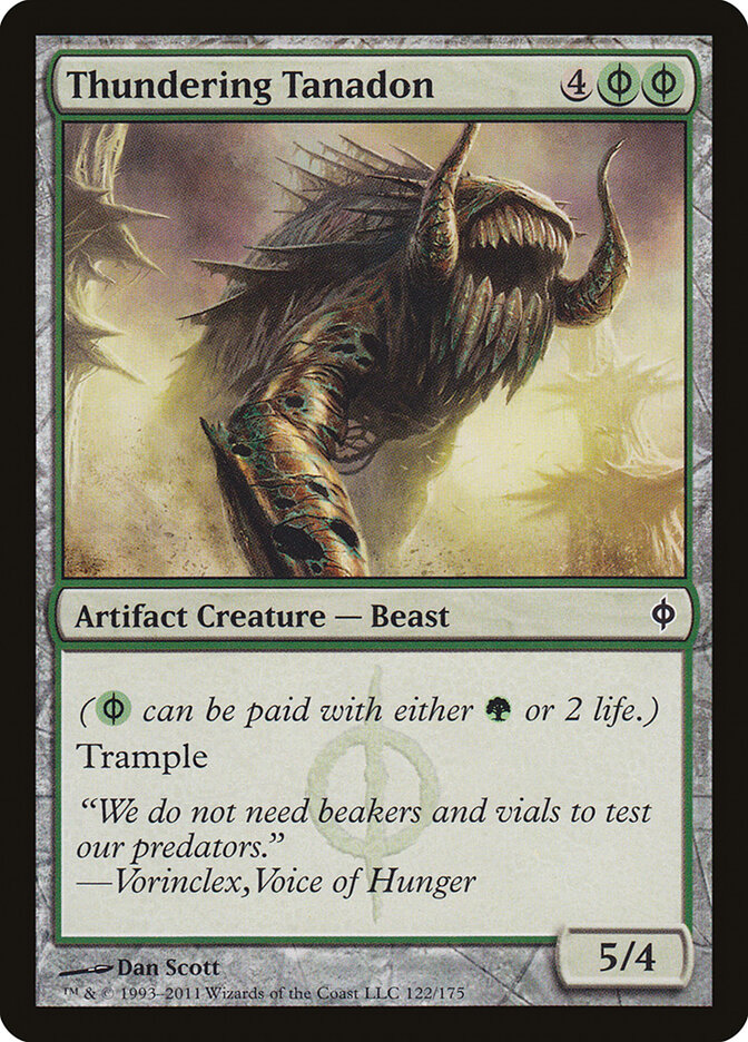 Thundering Tanadon, New Phyrexia · 122/175